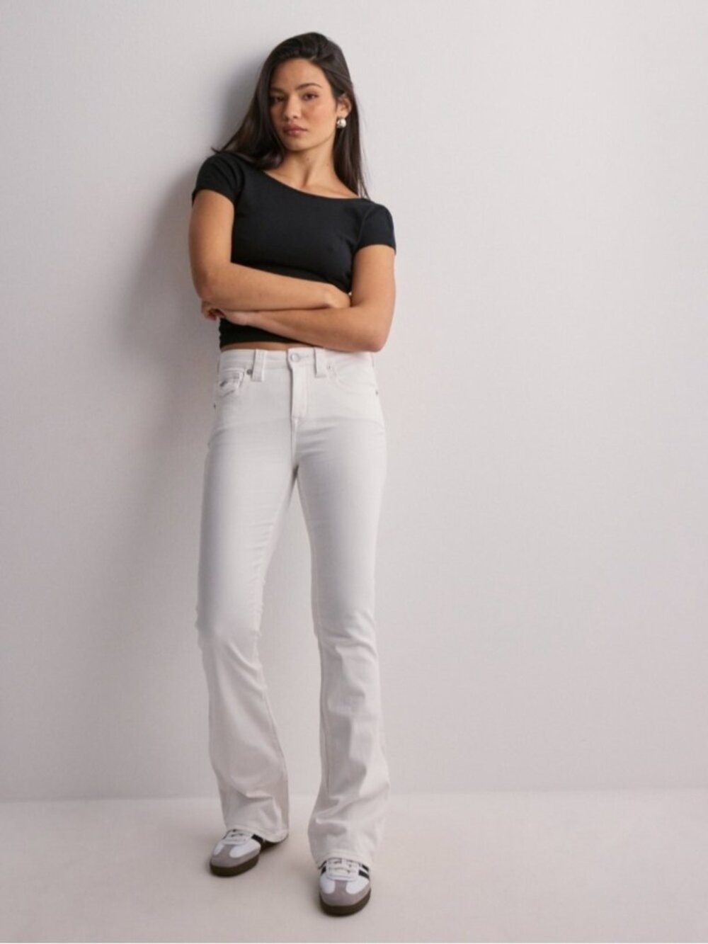 True Religion White Low Rise  Flare Distressed Jeans Y2K 30